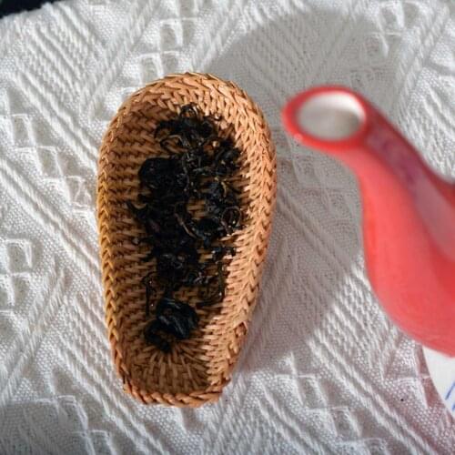 Storage Basket Solid Color Shooting Props Rattan Breakfast Bread Snack Container for Dinning Table