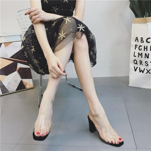 Fashion Silver Transparent PVC Jelly Sandals Rhinestone Slippers Sexy Peep Toe Crystal Strap Club Party Shoes Size 34- 40