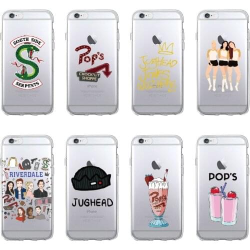 For iPhone 12 Mini 11 Pro Max 7 7Plus 12 XR XS Max 8 8Plus X TV Riverdale Jughead Jones Southside Serpents Soft TPU Phone Case