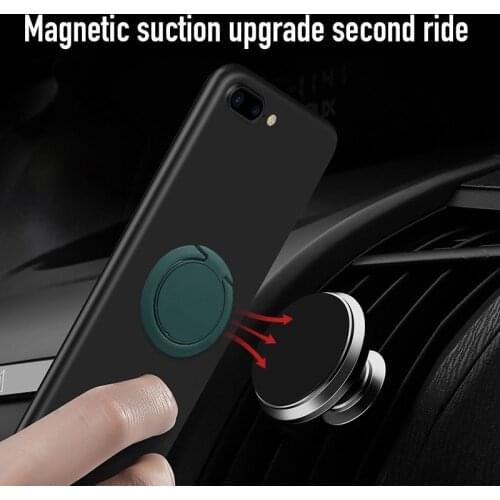 Extremely Thin Luxury Mobile Phone Socket Holder Universal Telephone Car Bracket Stand Accessories Finger Ring For iphone XS 8