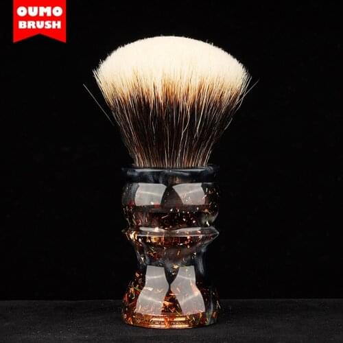 OUMO BRUSH -Pandora serires badger shaving brush with Manchuria/ACE/SILK/HOOK/WT knot