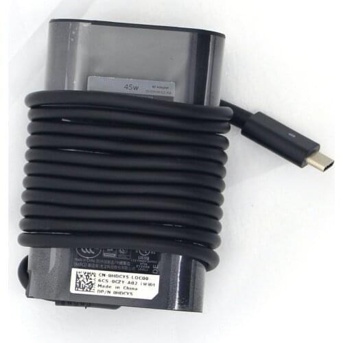 Fit for Dell 45W Thunderbolt 3 USB-C Type-C AC Power Adapter Charger LA45NM150