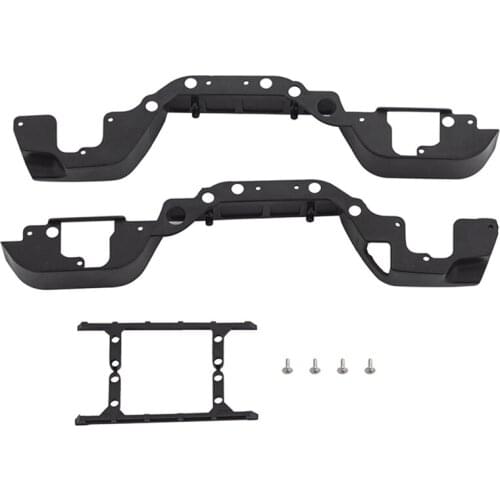 Mud Flaps Fender Tire Cover Liner + Side Pedal for 1/24 Axial SCX24 AXI00002 Jeep Wrangler RC Crawler Car Upgrade Parts