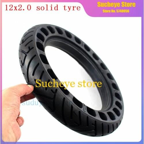 12x2.0 / 12x2.125 Honeycomb solid tire for 12inch Hoverboard Self Balancing Electric Scooter 12''Childrens Scooter Bicycle Tyre