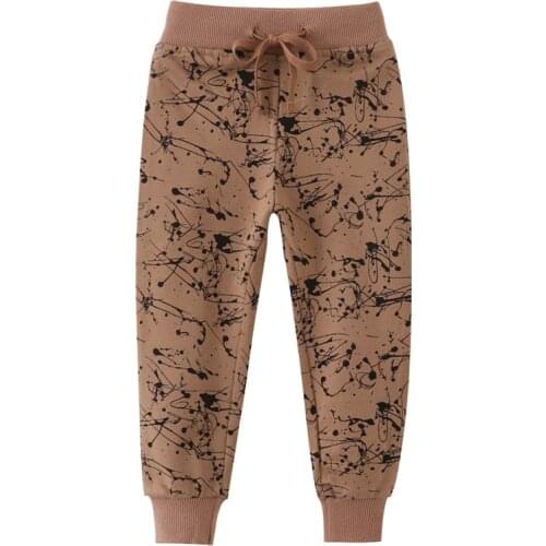 Jumping Meters Autumn Spring Boys Girls Sweatpants Drawsting Cotton Toddler Trouser Pants Long Sleeve Childrens Clothing Kids