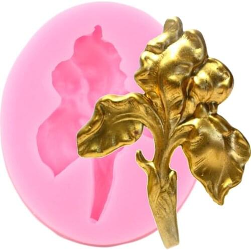 Flower Silicone Molds Leaves Cupcake Topper Fondant Cake Decorating Tools Jewelry Polymer Clay Candy Chocolate Gumpaste Moulds