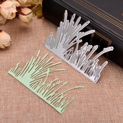 Hemere 10*6.9cm Calamus grass Metal Cutting Dies Stencil for DIY Scrapbooking Craft Die Cuts Easter Decorative Paper Photo Cards