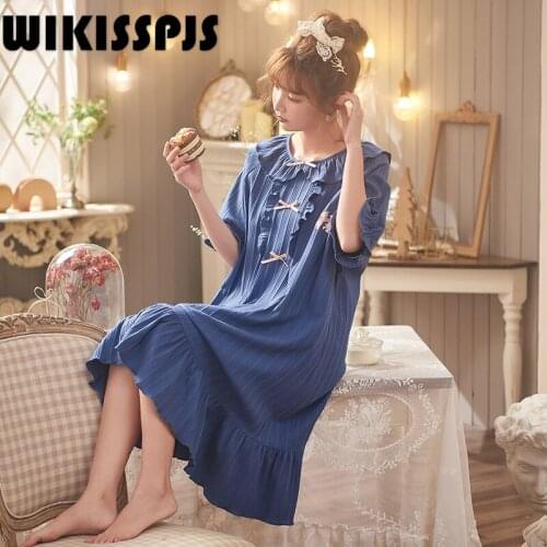Женские ночные сорочки WIKISSPJS China At AliExpress