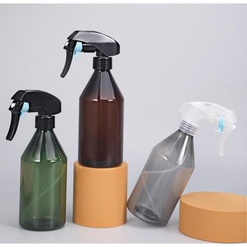 Empty 300ML Spray Bottle Clear PET Atomizer Essential Alcohol Disinfection Cleaner Gardening watering plastic Sprayer 1PCS