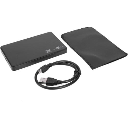 2.5 inch USB miniB to sata Hard Drive Box SATA USB2.0 Portable Tool Free SSD Disk HDD Case External Hard Disk Enclosure for PC