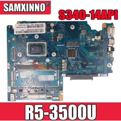 Akemy For Lenovo Ideapad S340-14API Laptop Motherboard LA-H131P Motherboard CPU R5 3500U Tested OK FRU 5B20S42268 5B20S42464