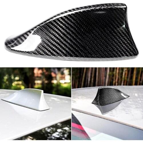 Decorative Shark Fin Antenna,Carbon Fiber Look,Universal Modeling Decorating Parts, No Function Dummy Aerial Car Accessories