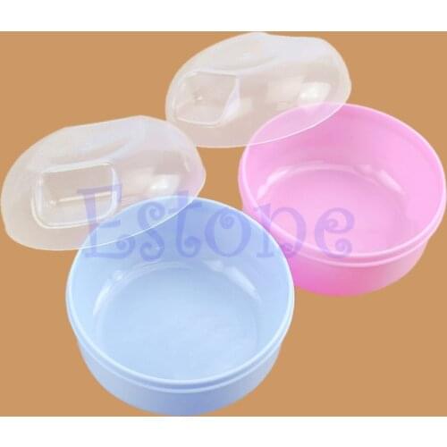 Perfect Baby Soft Face Body Cosmetic Puff Sponge Bath Powder Container Box Case