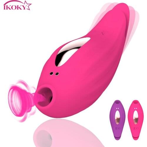 IKOKY Clit Sucker G Spot Clitoris Stimulator Vagina Sucking Vibrator for Adult Women Sex Toys Female Masturbator