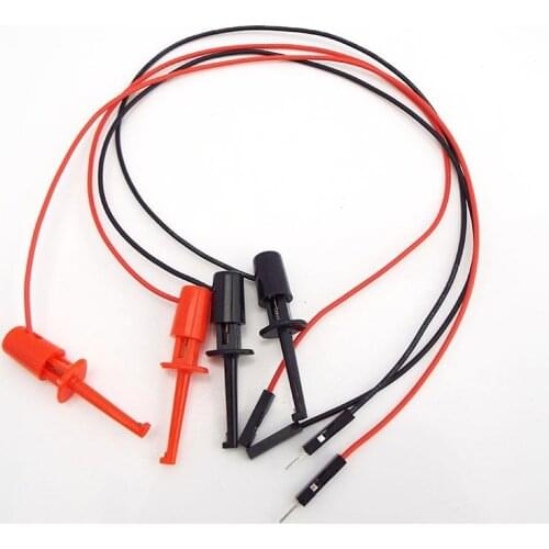 Test Hook With Male female Head Dupont Line Transistor Tester Hook For Electrical Hook Type Test Clip Instrumentation