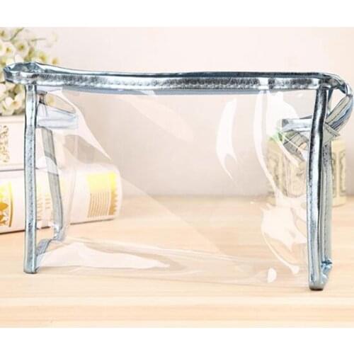 NEW Travel Transparent Cosmetic Bag Women PVC Clear Makeup Bags Wash Pouch Beauty Organizer Storage Case Toiletry Bag