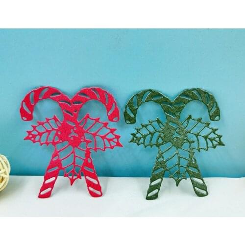 Cane Candy Metal Cutting Dies Scrapbooking Embossing Folders For DIY Album Card Making Craft Stencil Greeting Photo Paper