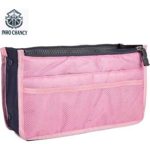 Multifunctional Nylon Beauty cosmetic bag Women Beautician Storage package Travel Toiletries finishing suitcase packing cubes