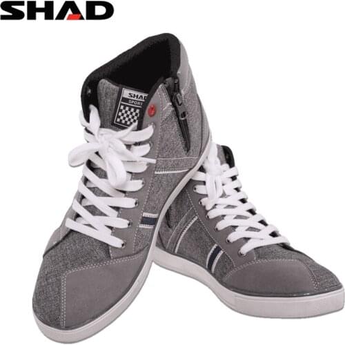Fashion Casual SHAD Motorcycle Riding Shoes Breathable Biker Boots Motorbike Boot Street Racing Men Women Boots