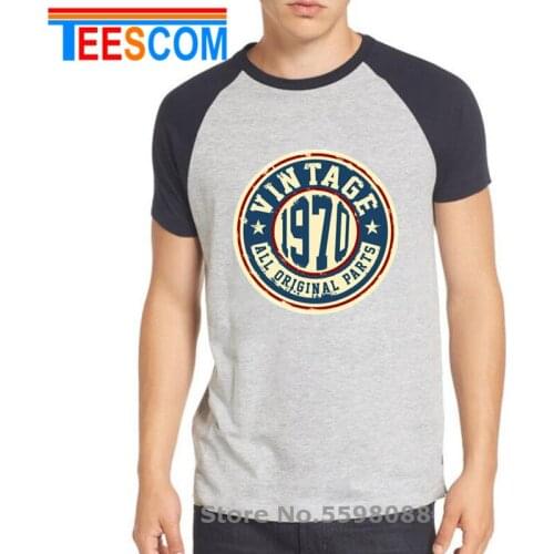 Black Classic 70s Clothing Vintage 1970 T shirts men Best Fathers day gift T-shirt dads Birthday tshirt Retro Tops Tee shirt