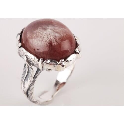 UM US JEWELRY Quartz Gemstone 925 Sterling Silver Men Ring