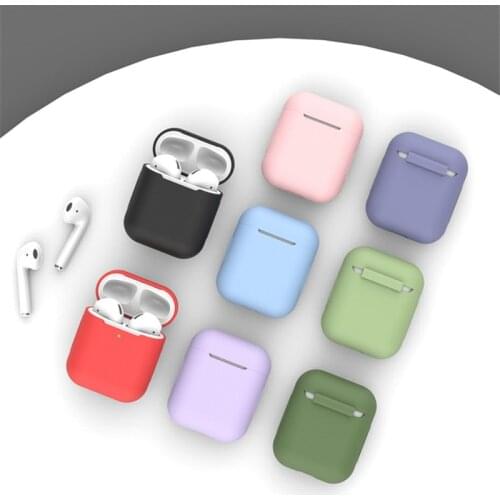 Soft Silicone Cases For Apple Airpods 1/2 Protective Bluetooth Wireless Earphone Cover For Apple Air Pods Charging Box Bags
