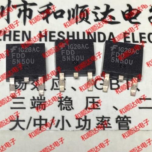 Original New / 5pcs / FDD5N50U TO-252 500V 3A