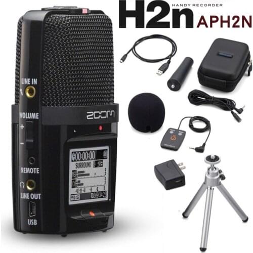 Original Zoom H2N Handy Recorder Portable Digital Audio Record Stereo Microphone PK Tascam