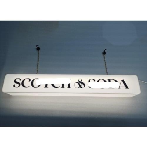 Customized Full Lit Acrylic Light Box 3D Letters Advertising Ssignage For Shopping Mall