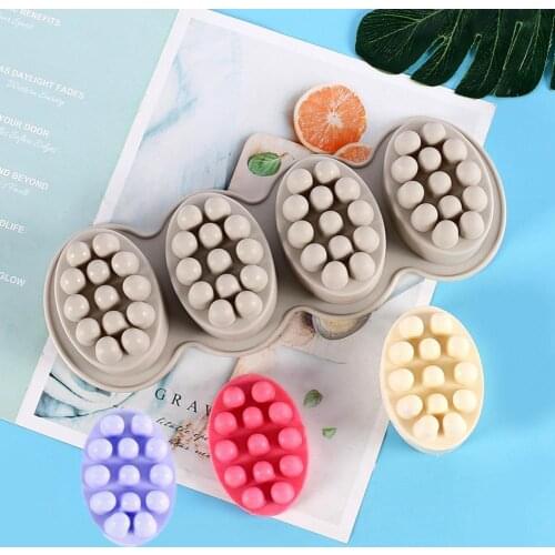 Practical Good Epoxy Soap Craft Mold Supplies Soft Massage Mold No Odor for DIY