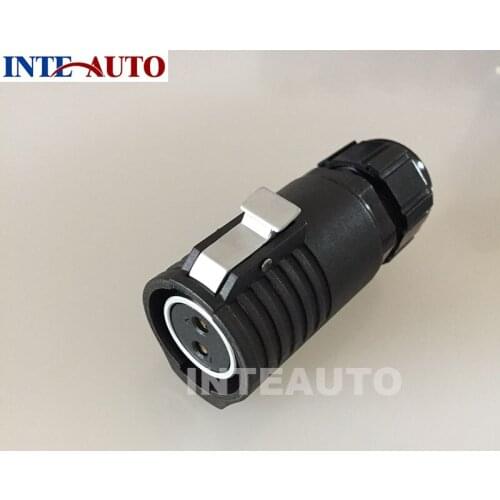 Watertight plug socket, compatible weip WP20 series dust-proof 2 pin power cable connector