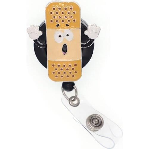 10pcs/lot new arrival cute Retractable nurse id badge holder Reel