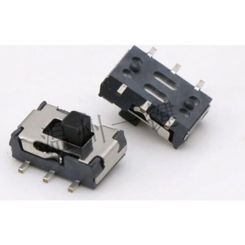 10pcs MST-22C01 toggle switch 6-pin 2-grade vertical patch positioning column push sliding toy accessories