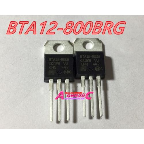 Aoweziic 100% new imported original BTA12 BTA12-800BRG BTA12-800B BTA12-800CRG BTA12-800C TO-220 transistor 12A 800V