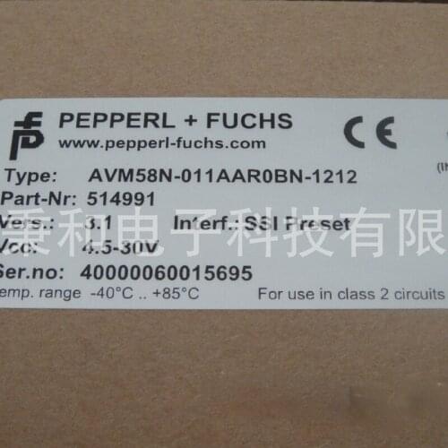 AVM58N-011AAROBN-1212 German Pepperl+Fuchs P+F Encoder Original Imported Brand New Genuine