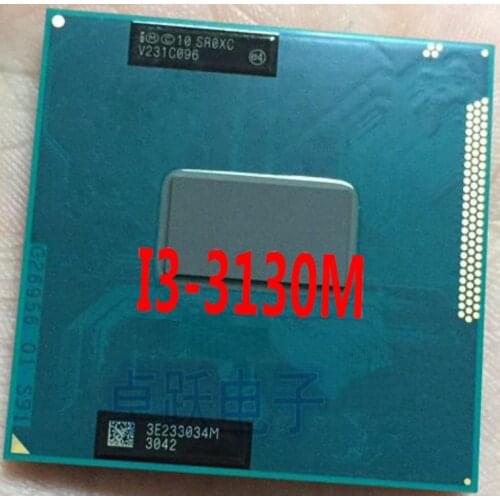 Free shipping INTEL CPU I3-3130M SR0XC I3 3130M SROXC 2.6G/3M I5 HM77