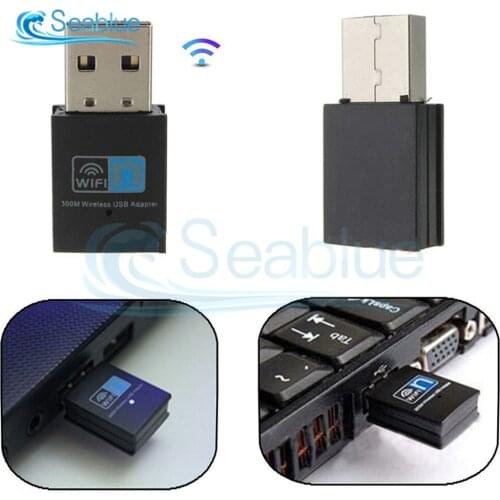 Mini USB Wireless LAN Network Card Wifi Adapter 300Mbps USB2.0 Wifi Usb Ethernet WIFI Dongle 802.11 n/g/b For Desktop Laptop PC