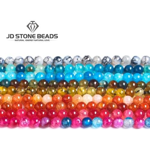 16Colors Popcorn Agate Beads Personalized Fashion Hand-made Jewelry Ornament Agate Stone Accessory For Jewelry Making