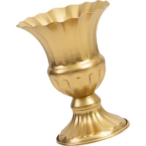 Vintage Wrought Iron Flowerpot Dried Flower Plant Flower Arrangement Vase