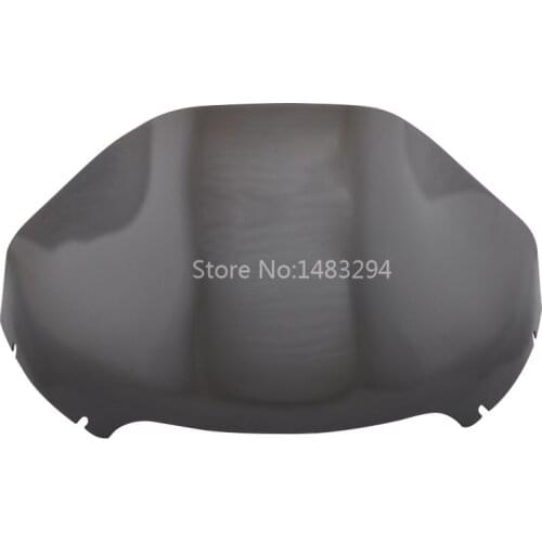 Double Lamp Sport Glide Windshield Smoked 13'' Wave Windscreen Wind Deflector Fit For Harley Road Glide FLTR FLTRX 15-Up