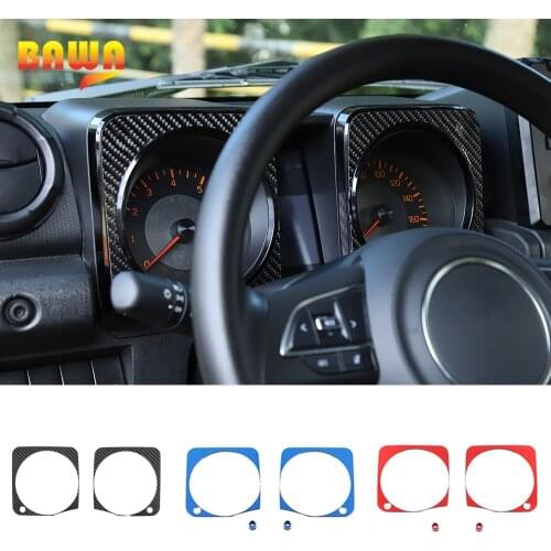 BAWA Instrument Panel Dashboard Decoration Navigation Control Panel Decoration Cover Frame Accessories for Suzuki Jimny 2019