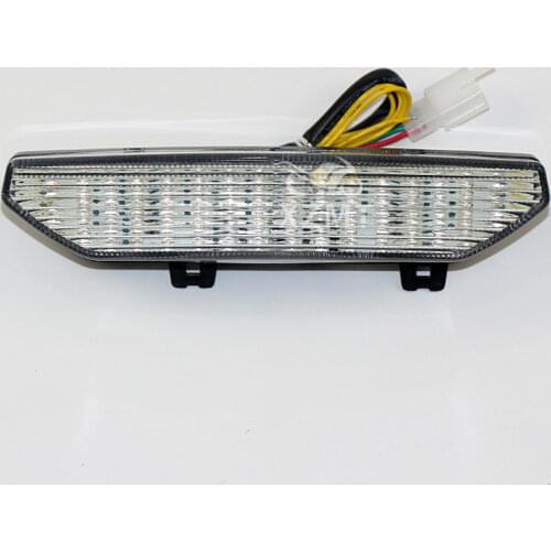 For Kawasaki Ninja ZX-6R ZX6R 636 2007 2008 Rear Tail Light Brake Turn Signals Integrated LED Light