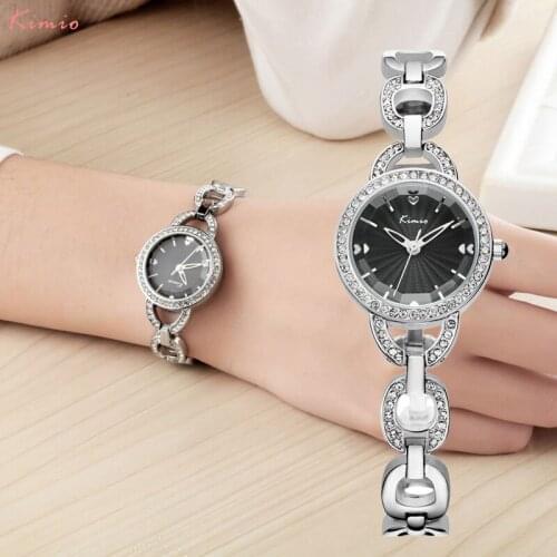 Kimio Fashion Dress Ladies Wristwatches Small Dial Women Watch Quartz Clock Relogio Feminino Horloges Vrouwen Free Shipping Box