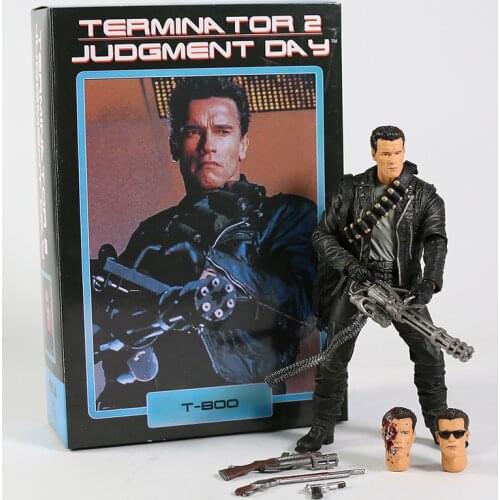 NECA Terminator 2 Judgment Day T-800 7" Action Figure Collection