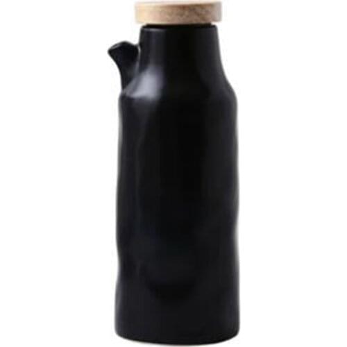 Kitchen Creative Ceramic Sauce Pot Soy Sauce Pot Vinegar Bottle Household Soy Sauce Bottle Seasoning Bottle