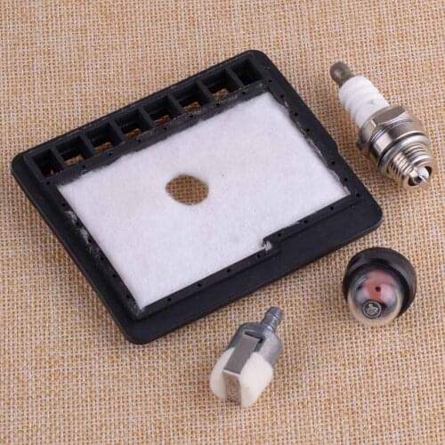 LETAOSK 4pcs Air Fuel Filter Primer Bulb Spark Plug Carb Tune-Up Kit WT-589 WT-402 Fit for Echo CS340 CS341 CS345 Chainsaws