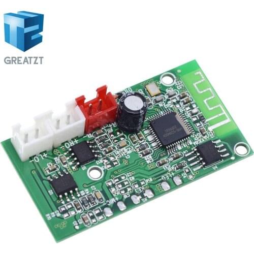 GREATZT Mini Bluetooth 4.2 Speaker Amplifier Board 3W*2 Class D Dual Channle Audio Phones Computers PC DIY DC3.7-5V