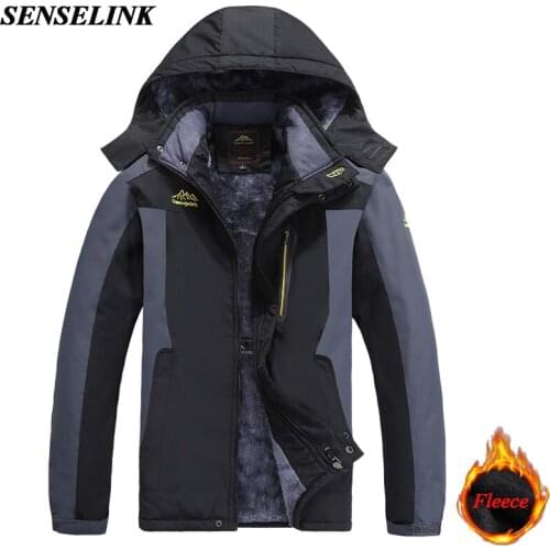 Men 2021 Winter Black Parka Coat Windproof Plus Velvet Thick Warm Parka Coat Hooded Military Uniform Plus Size Loose Men Jacket