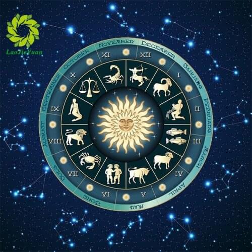 Diamond Painting Kit Animal star map Mosaic dotz Embroidery Art Full Drill Round Rhinestone Picture Set