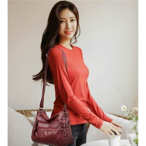 New womens Bag Fashionable ladys Handbag Decoration Large Capacity Single Shoulder Messenger Bag Pu Handbag